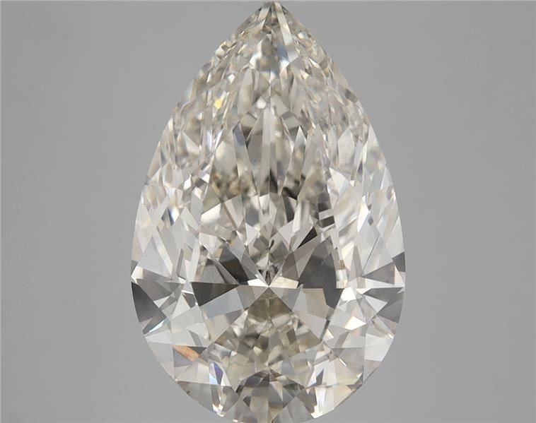 4.71ct I VS2 Rare Carat Ideal Cut Pear Lab Grown Diamond