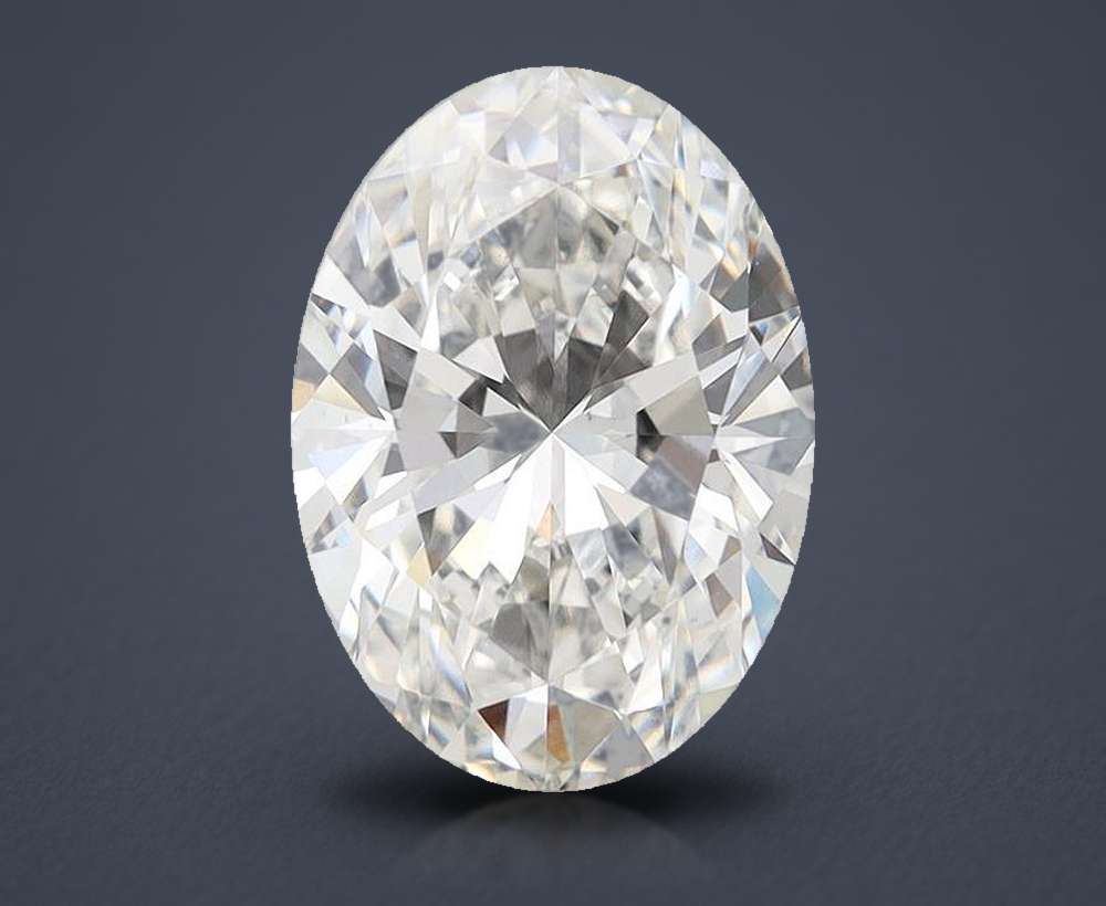 3.70 Carat Oval Lab Diamond