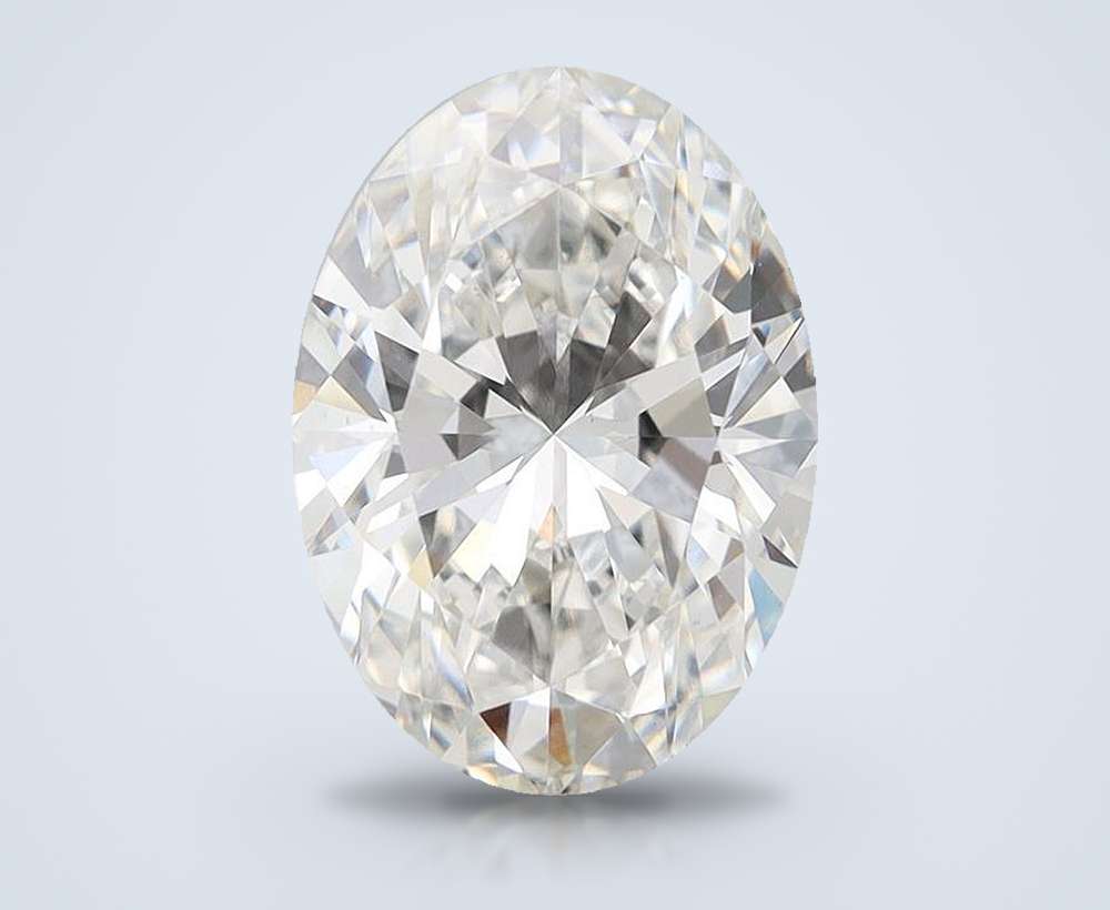 3.70 Carat Oval Lab Diamond