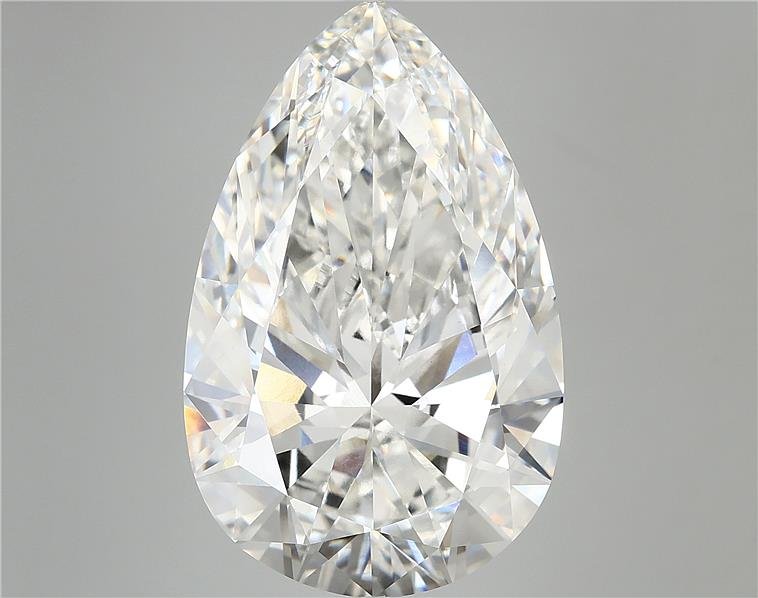 12.01ct F VVS2 Very Good Cut Pear Lab Grown Diamond