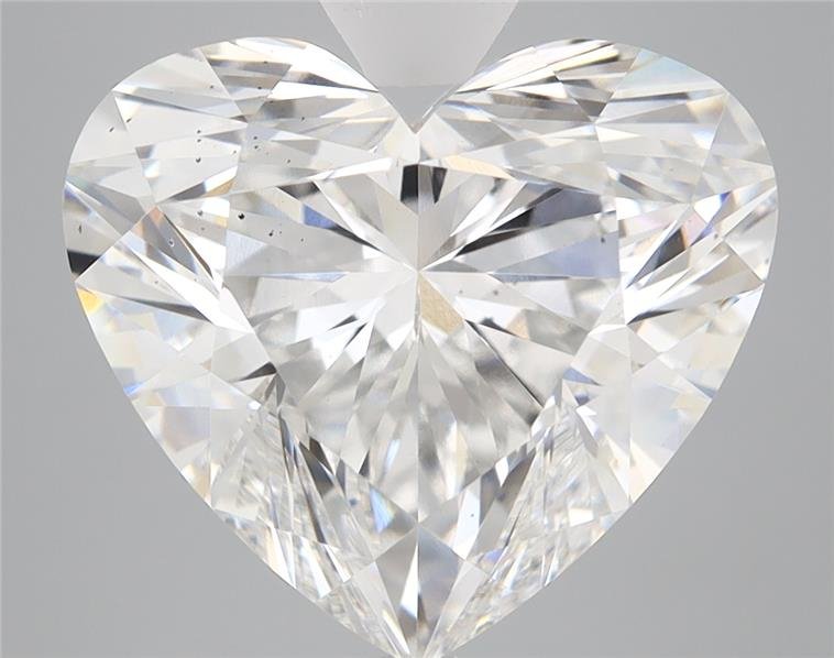 7.37ct E VS2 Rare Carat Ideal Cut Heart Lab Grown Diamond