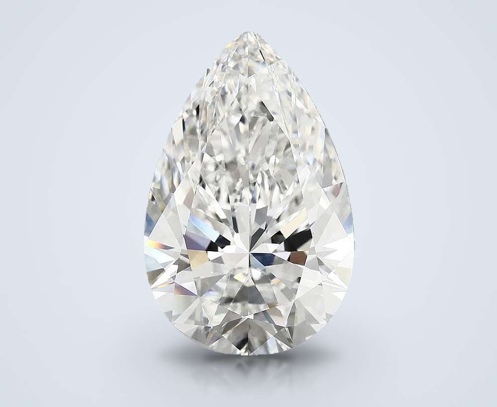 9.61 Carat Pear Lab Diamond