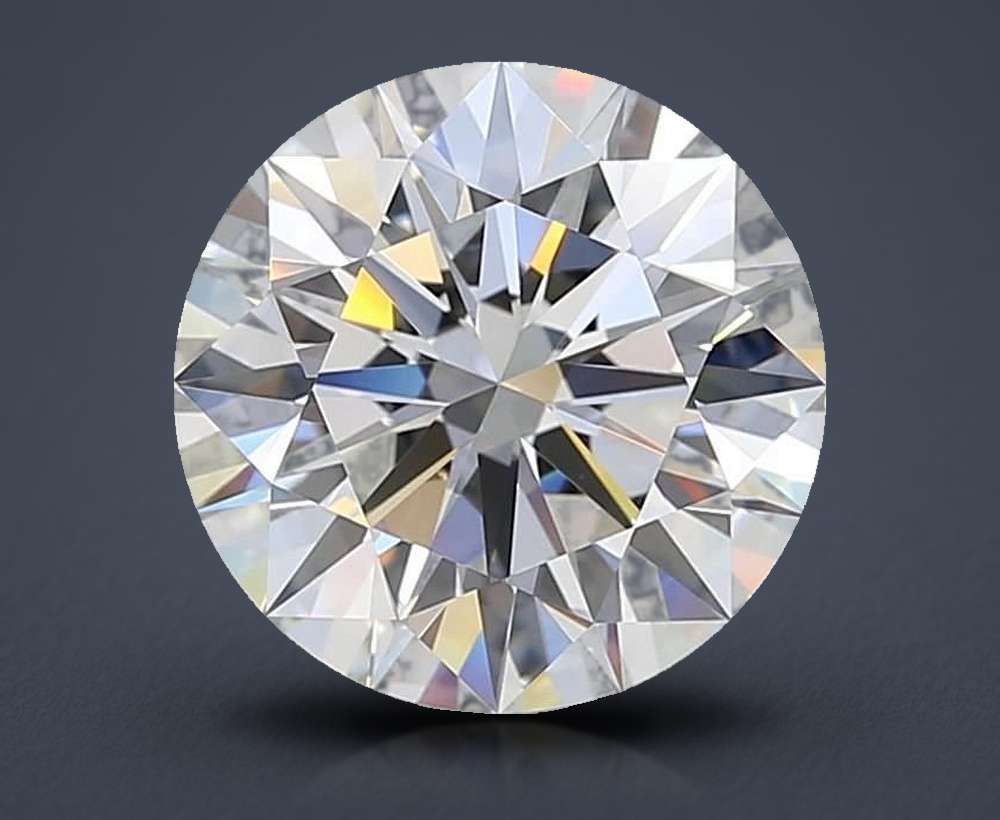 4.06 Carat Round Lab Diamond