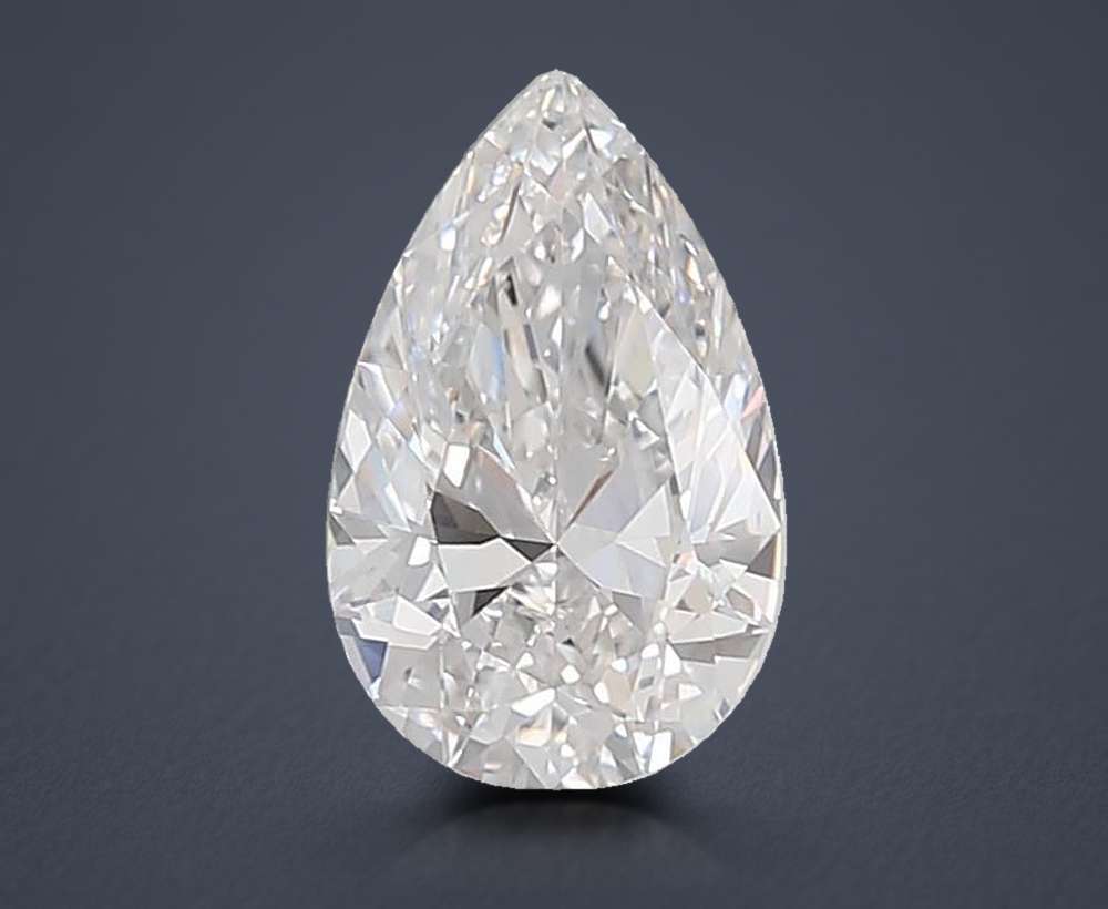 2.84 Carat Pear Lab Diamond