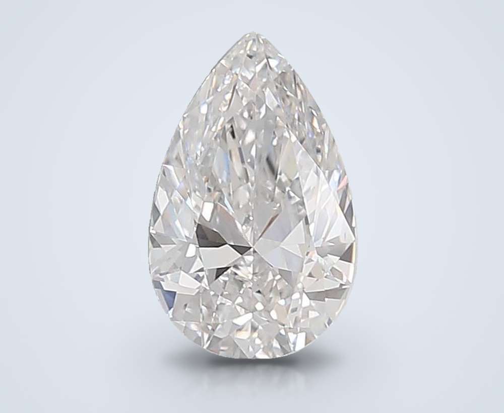 2.84 Carat Pear Lab Diamond