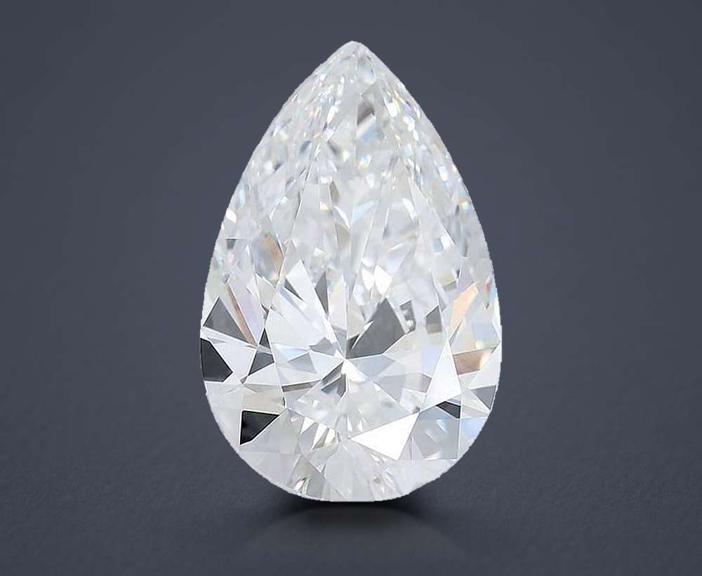 9.02 Carat Pear Lab Diamond