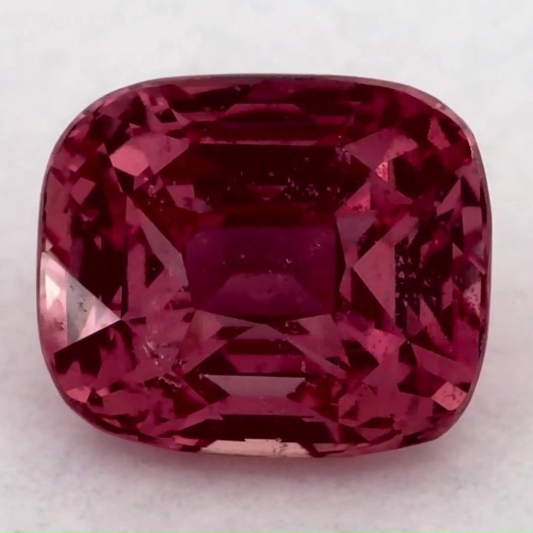 1.97 Carat Pink Cushion Sapphire