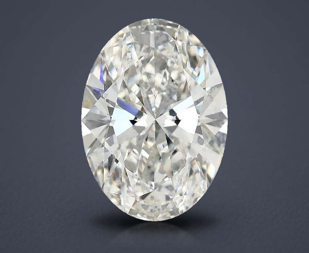 3.68 Carat Oval Lab Diamond