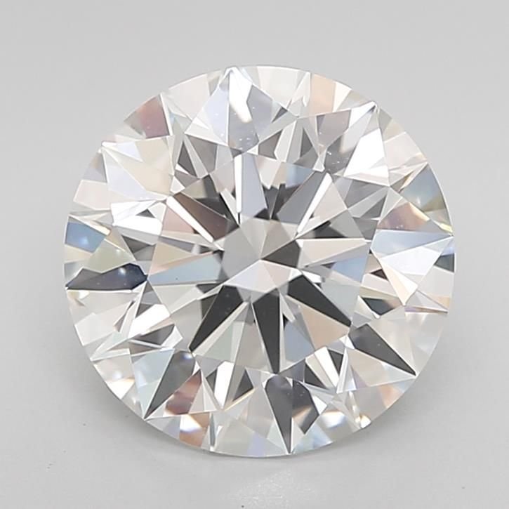3.03ct F VVS2 Rare Carat Ideal Cut Round Lab Grown Diamond