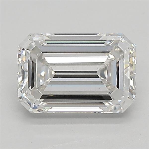 0.98ct F VS1 Rare Carat Ideal Cut Emerald Lab Grown Diamond