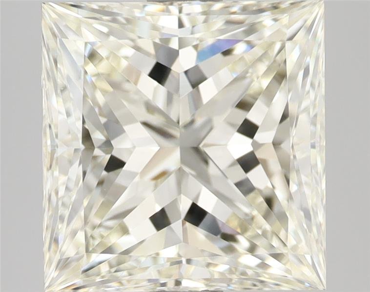 3.02ct K VVS2 Very Good Cut Princess Diamond