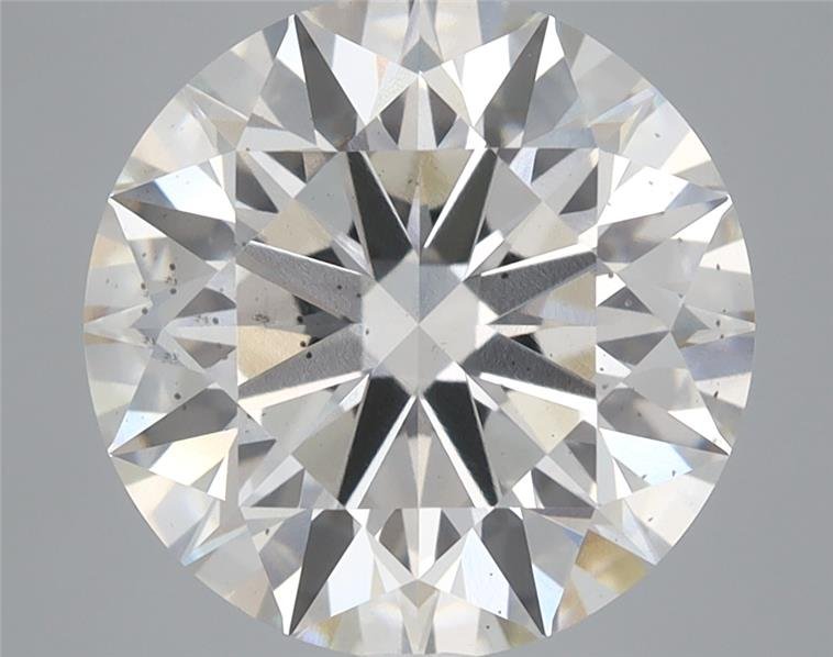 5.06ct H SI1 Rare Carat Ideal Cut Round Lab Grown Diamond