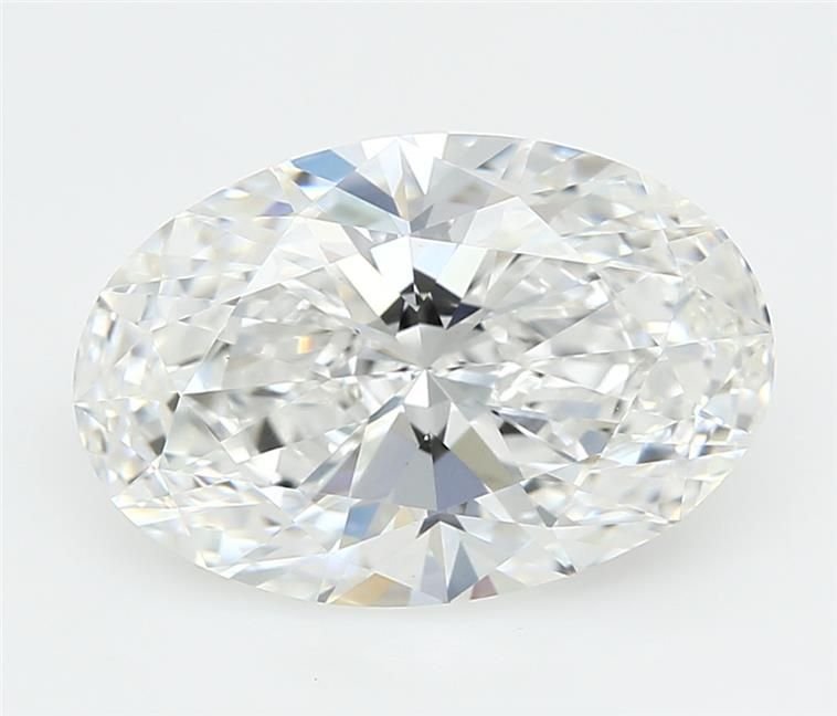 4.52ct E VVS2 Rare Carat Ideal Cut Oval Lab Grown Diamond