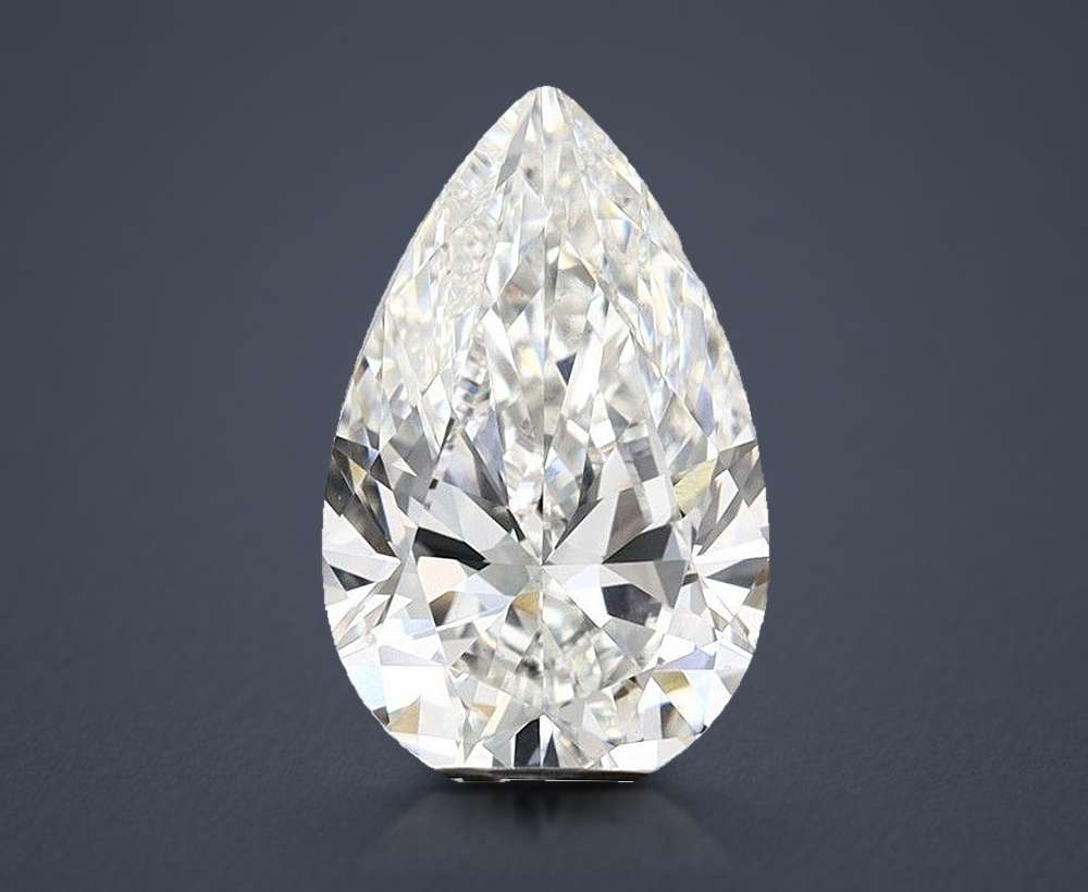 3.00 Carat Pear Lab Diamond
