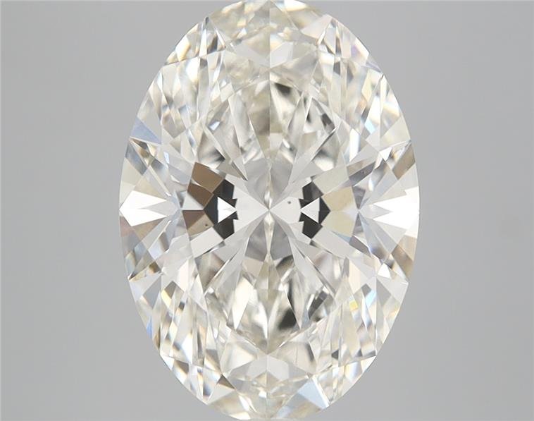 4.13ct I VS2 Rare Carat Ideal Cut Oval Lab Grown Diamond