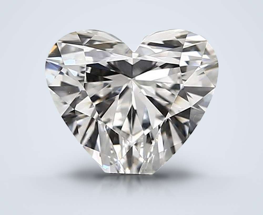 1.53 Carat Heart Lab Diamond
