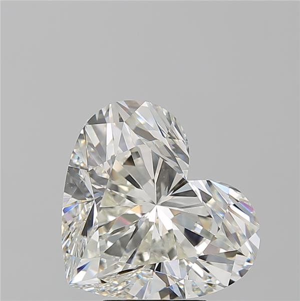 5.51ct J VS2 Rare Carat Ideal Cut Heart Diamond