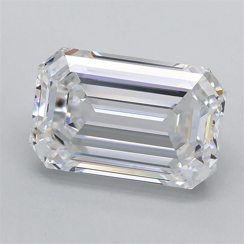 2.06ct D VVS2 Rare Carat Ideal Cut Emerald Lab Grown Diamond