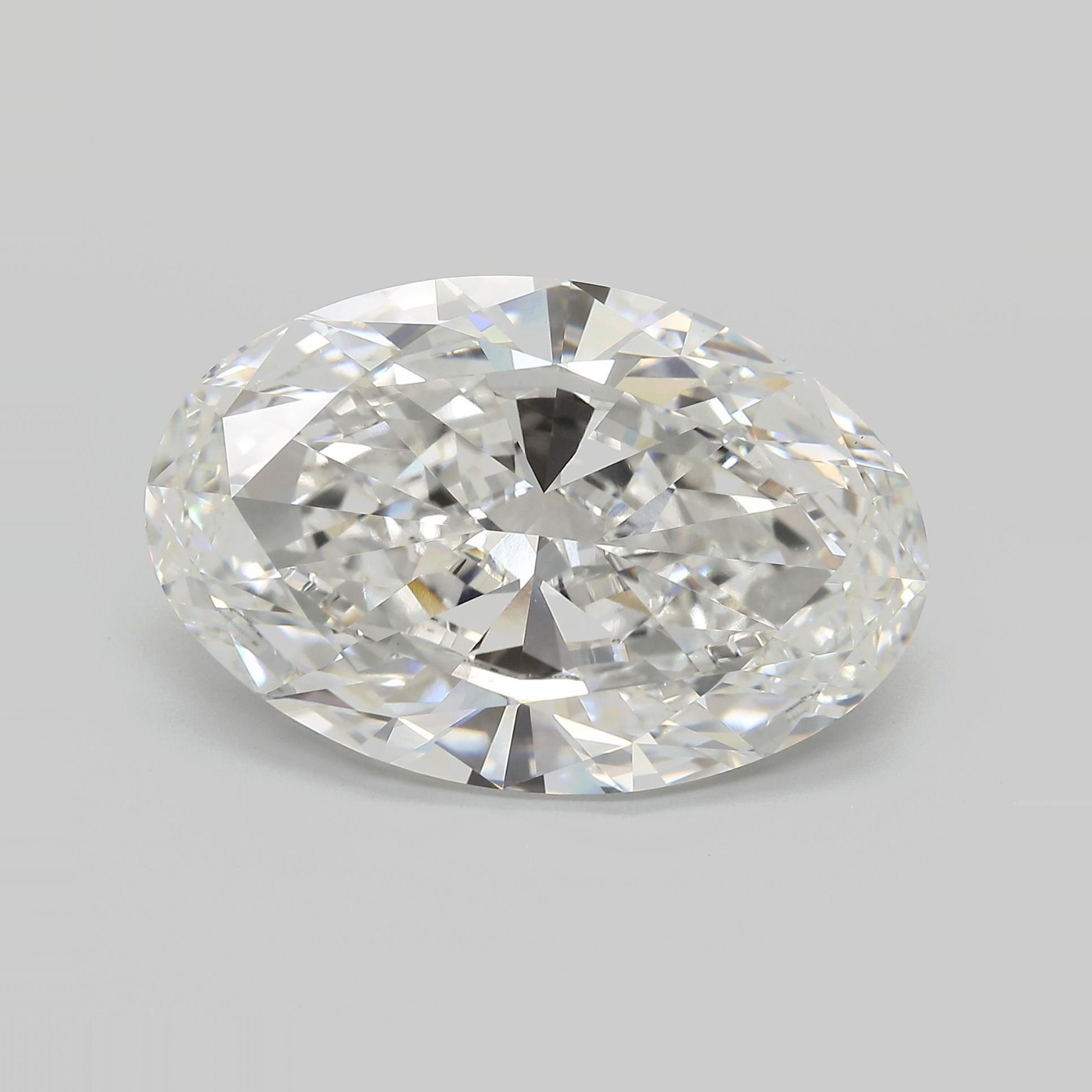 16.30ct F VVS2 Very Good Cut Oval Lab Grown Diamond