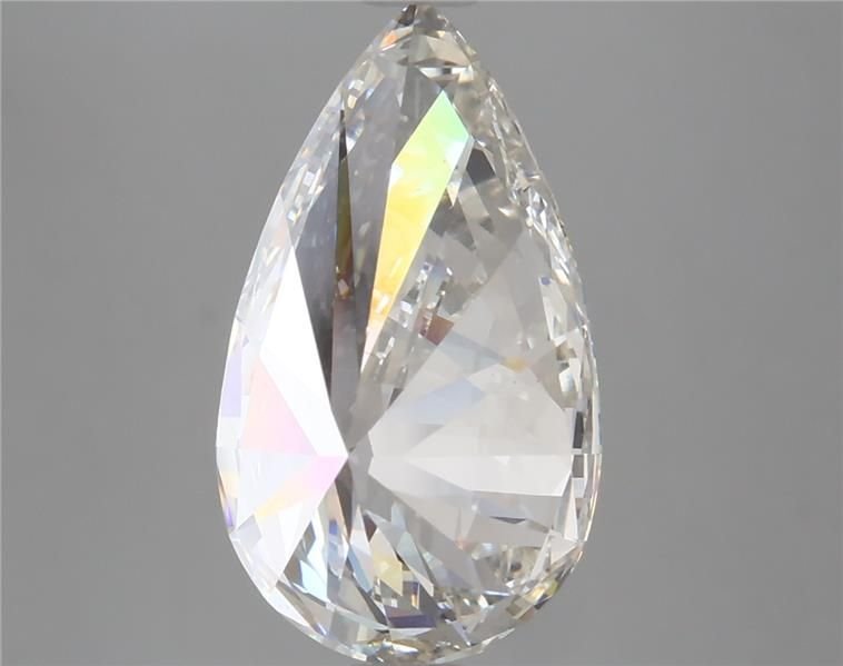 3.81ct I VS1 Rare Carat Ideal Cut Pear Lab Grown Diamond