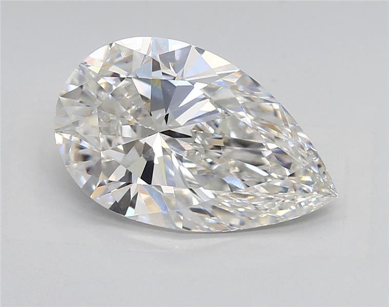 2.77 Carat Pear Lab Diamond
