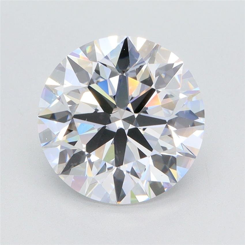 3.00ct E VS2 Rare Carat Ideal Cut Round Lab Grown Diamond