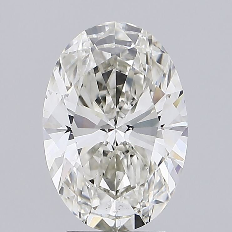 4.04ct I VS2 Rare Carat Ideal Cut Oval Lab Grown Diamond