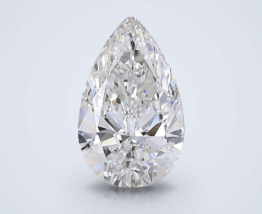 6.69 Carat Pear Lab Diamond