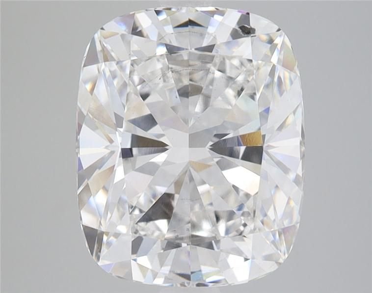 4.61ct F SI1 Rare Carat Ideal Cut Cushion Lab Grown Diamond