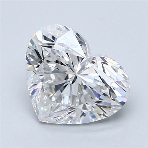 2.52ct D VS1 Rare Carat Ideal Cut Heart Diamond