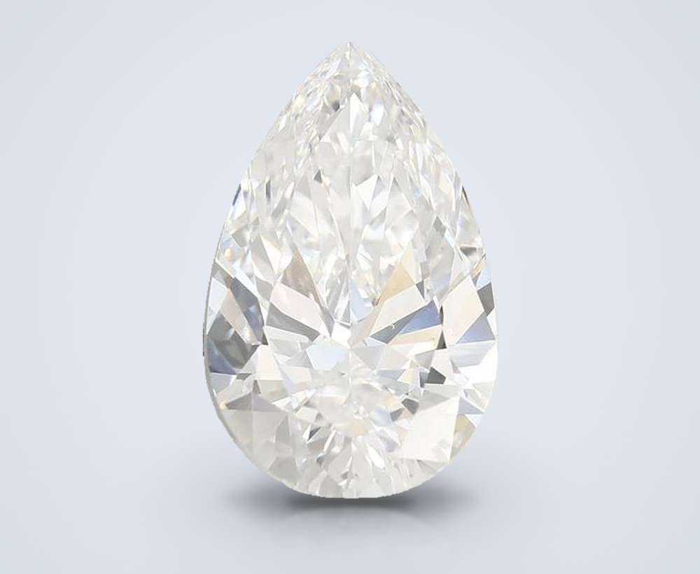 4.00 Carat Pear Lab Diamond
