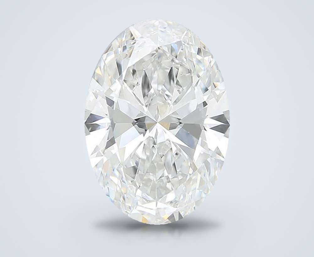 5.42 Carat Oval Lab Diamond