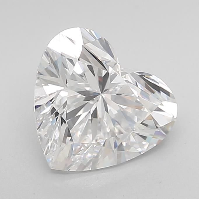 2.05ct D IF Rare Carat Ideal Cut Heart Lab Grown Diamond