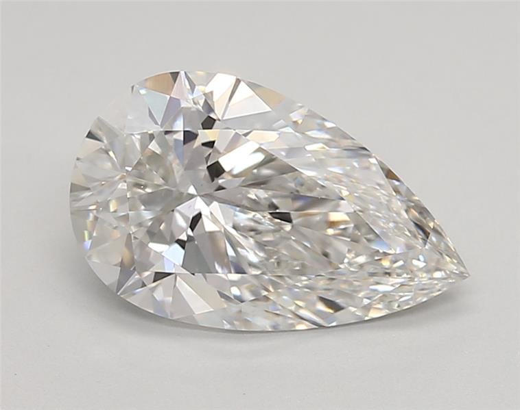 2.20ct E VS1 Rare Carat Ideal Cut Pear Lab Grown Diamond