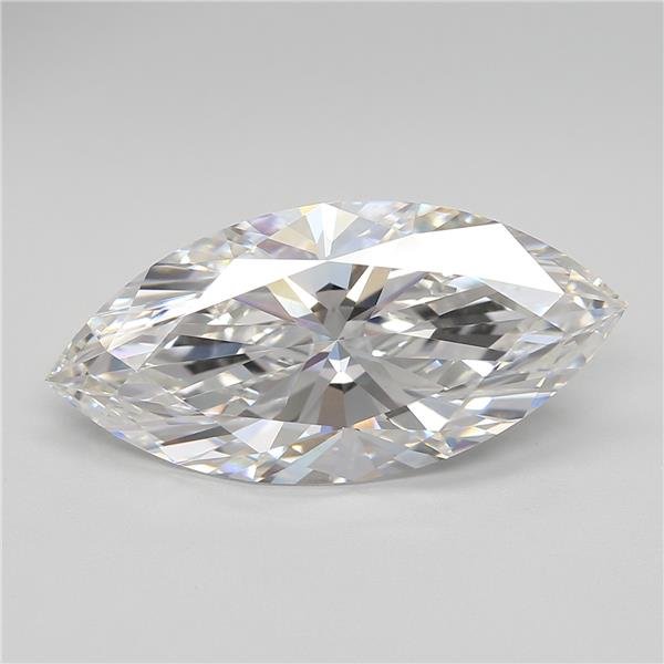 5.18ct G VVS2 Rare Carat Ideal Cut Marquise Lab Grown Diamond