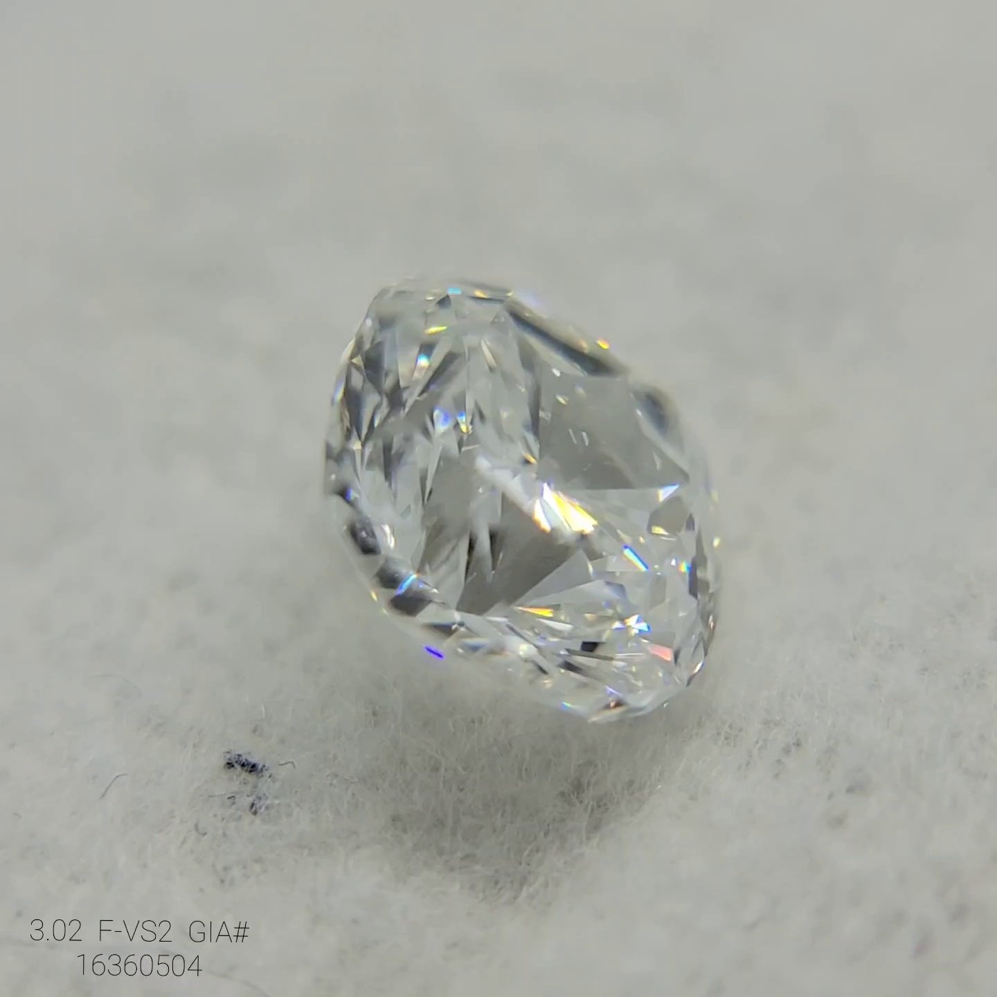 3.02 Carat Cushion Natural Diamond
