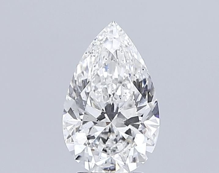 3.09ct F SI1 Rare Carat Ideal Cut Pear Lab Grown Diamond