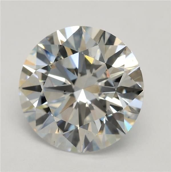3.51ct G VS2 Rare Carat Ideal Cut Round Lab Grown Diamond