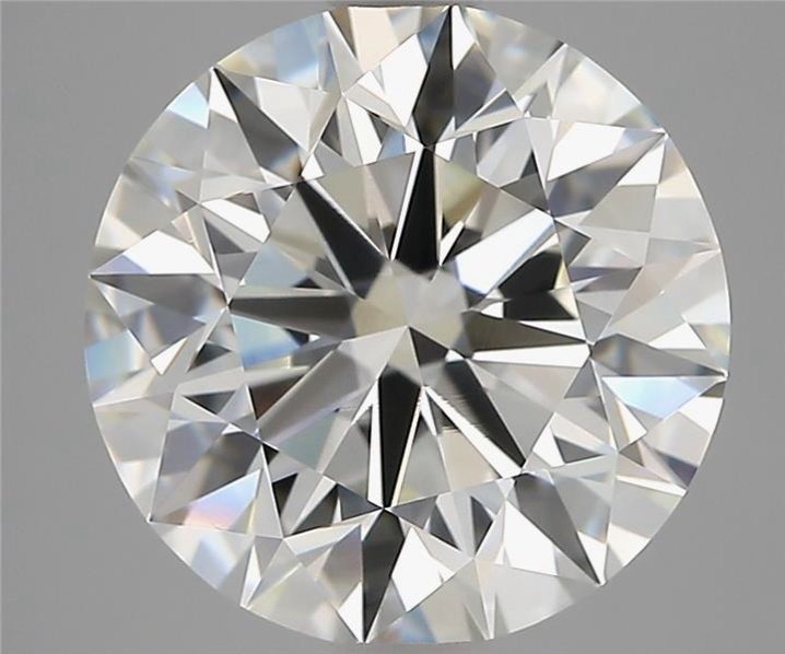 5.01ct I VVS2 Rare Carat Ideal Cut Round Diamond