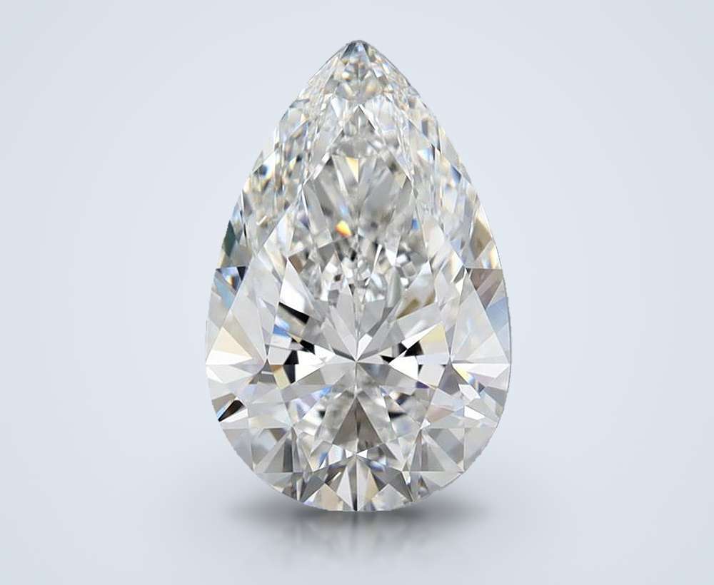 3.01 Carat Pear Natural Diamond