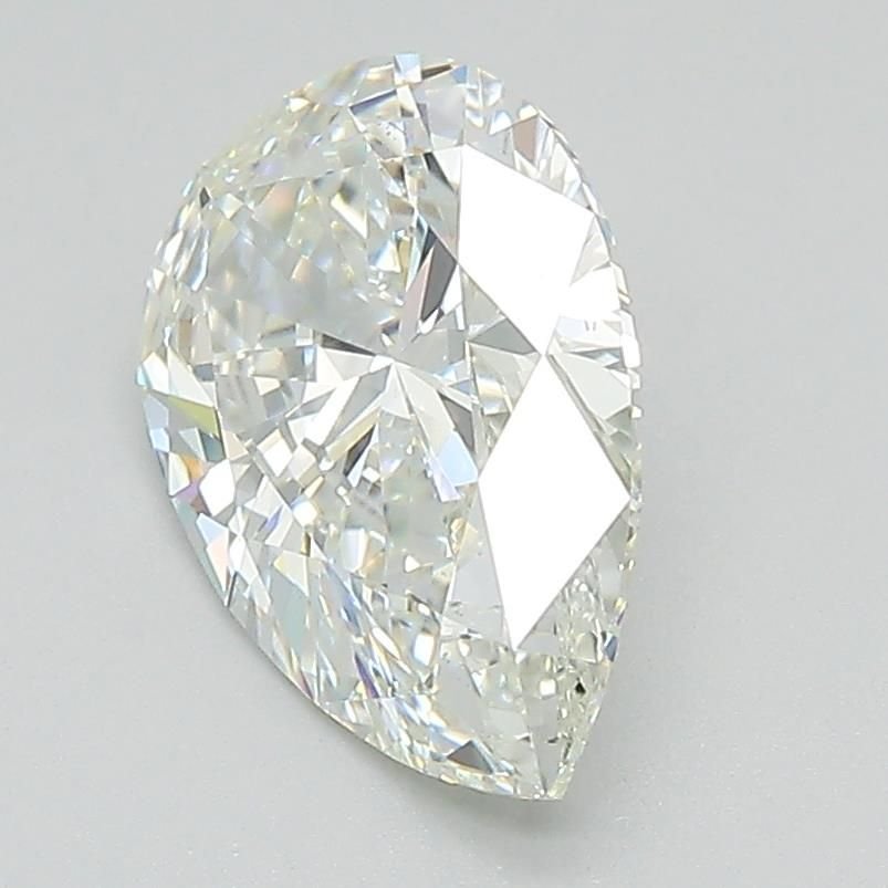 2.07ct H SI1 Rare Carat Ideal Cut Pear Lab Grown Diamond
