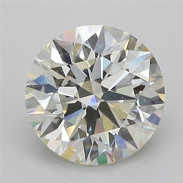 2.39ct J VS2 Rare Carat Ideal Cut Round Lab Grown Diamond