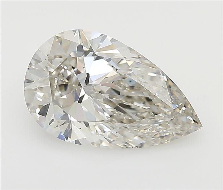 3.06ct I VS1 Rare Carat Ideal Cut Pear Lab Grown Diamond