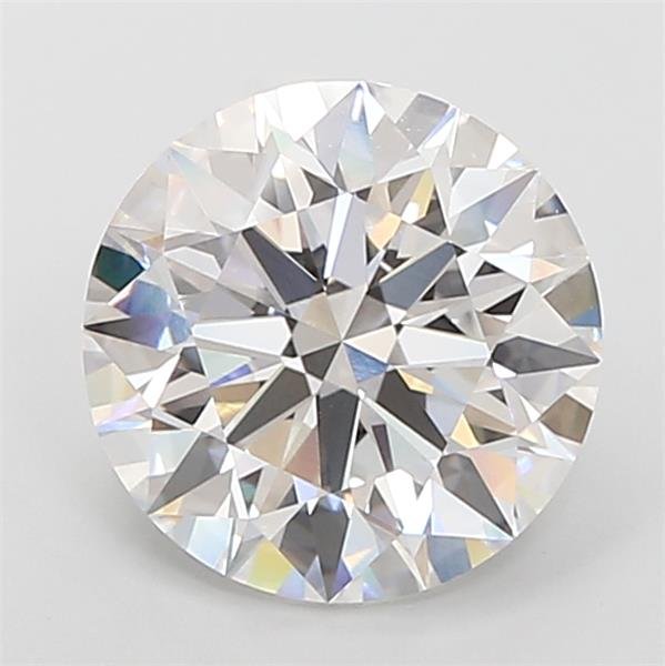 5.71ct E VVS2 Rare Carat Ideal Cut Round Lab Grown Diamond