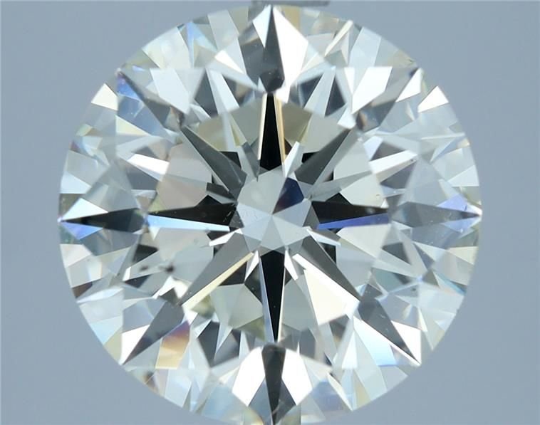 4.01ct J VS2 Rare Carat Ideal Cut Round Diamond