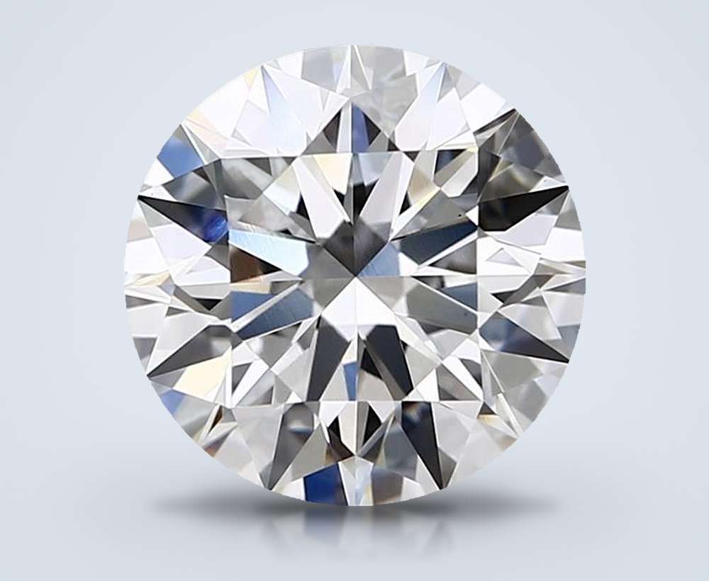 3.82 Carat Round Lab Diamond