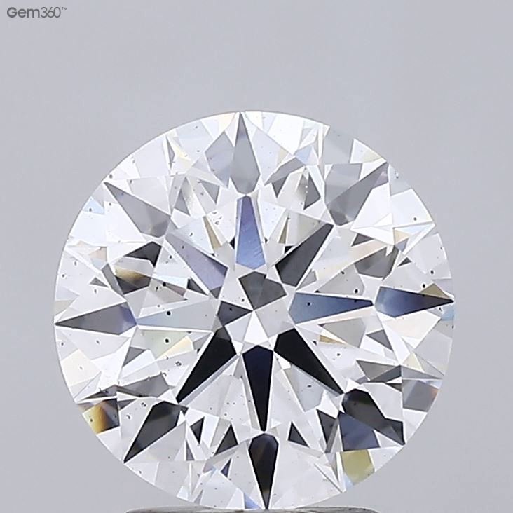 2.90ct E SI1 Ideal Cut Round Lab Grown Diamond