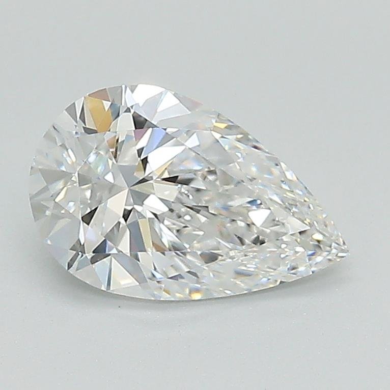 1.09ct D VVS2 Rare Carat Ideal Cut Pear Lab Grown Diamond