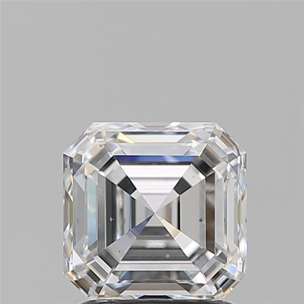 1.71ct E VS2 Rare Carat Ideal Cut Asscher Diamond