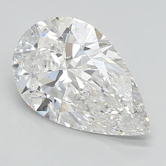 1.59ct E VS2 Rare Carat Ideal Cut Pear Lab Grown Diamond